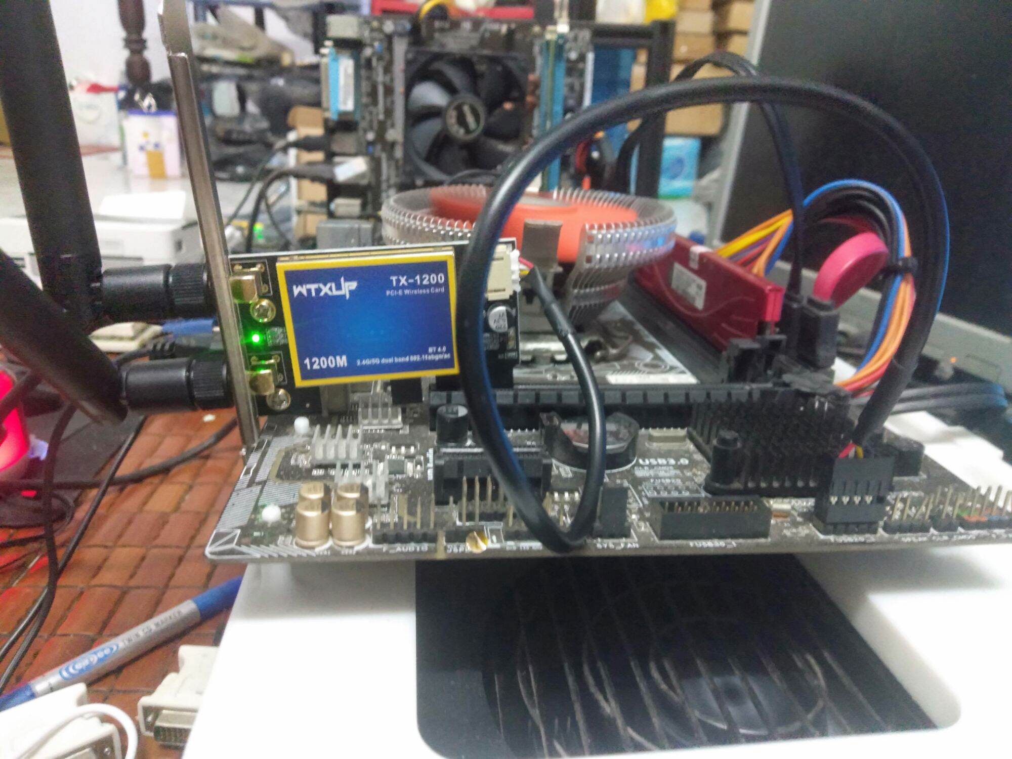 card wifi pcie Intel 7260 867mbps 2 băng tần, Bluetooth 4.0