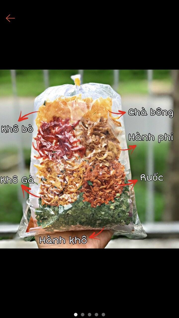 Bánh tráng trộn thập cẩm hút chân không kèm sốt me + sốt sa tế + muối