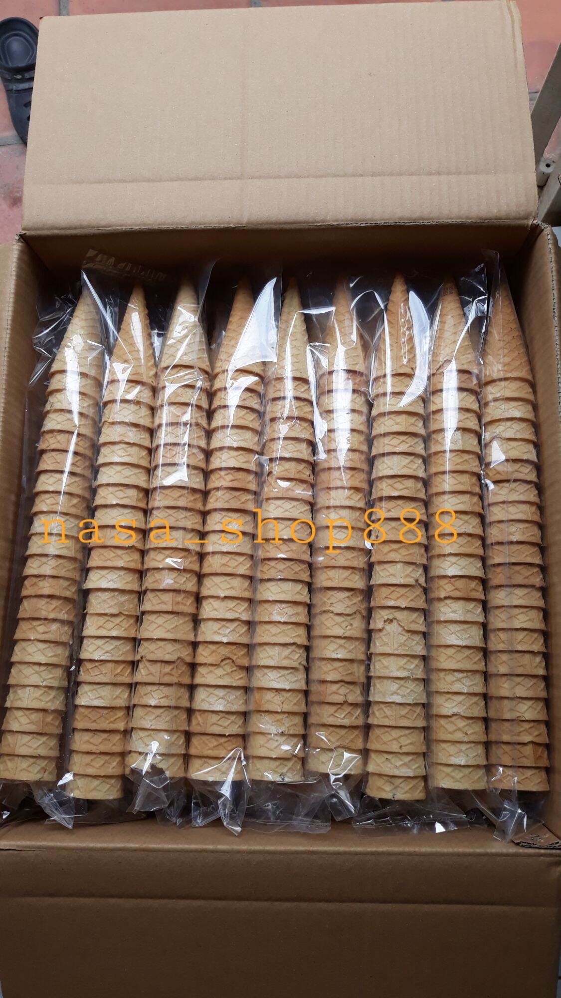 [HCM]Thùng xốp 510 cái bánh ốc quế ăn kem
