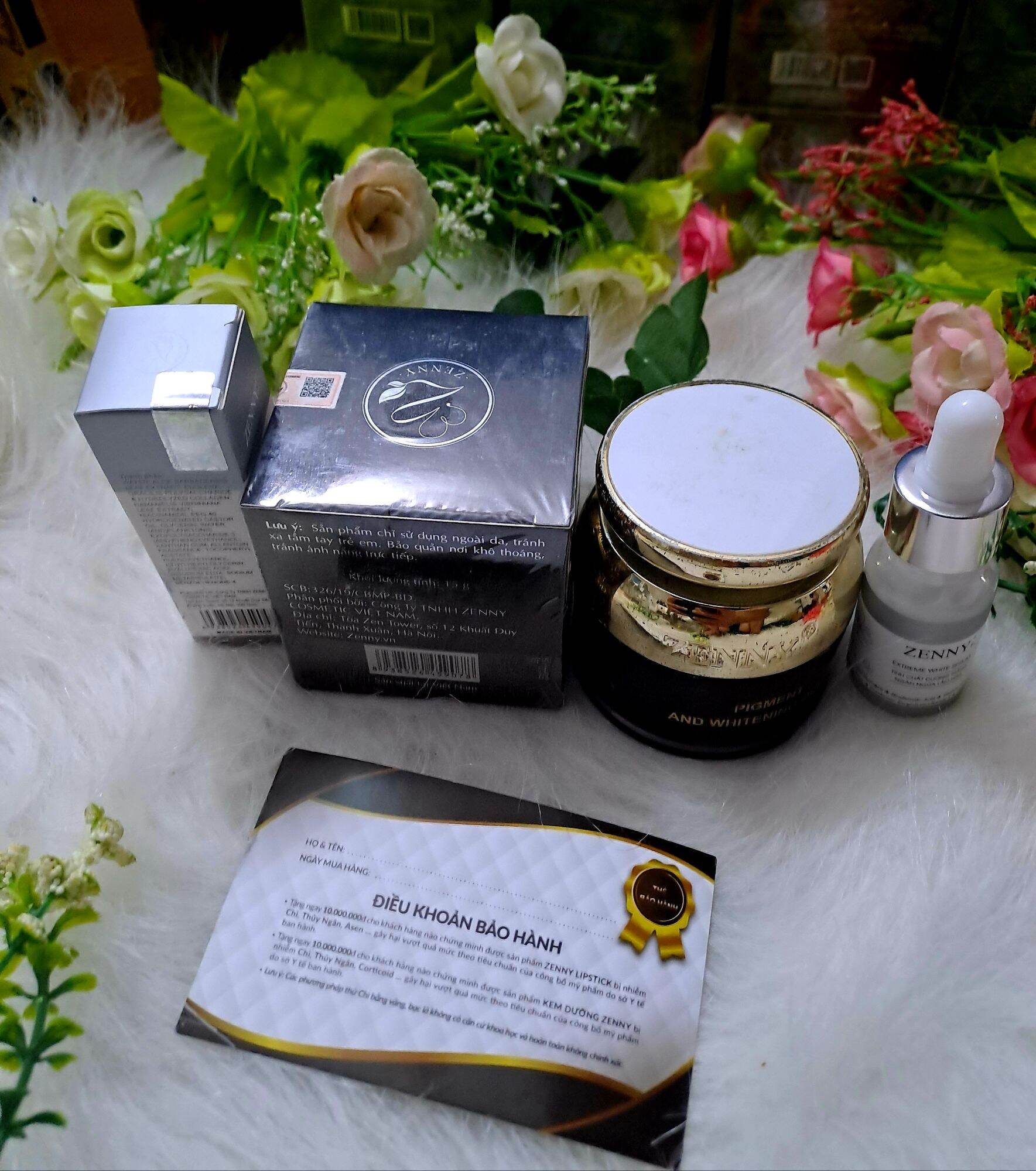 kem zenny  TẶNG serum ,sũa rủa măt ( sỉ,ib)
