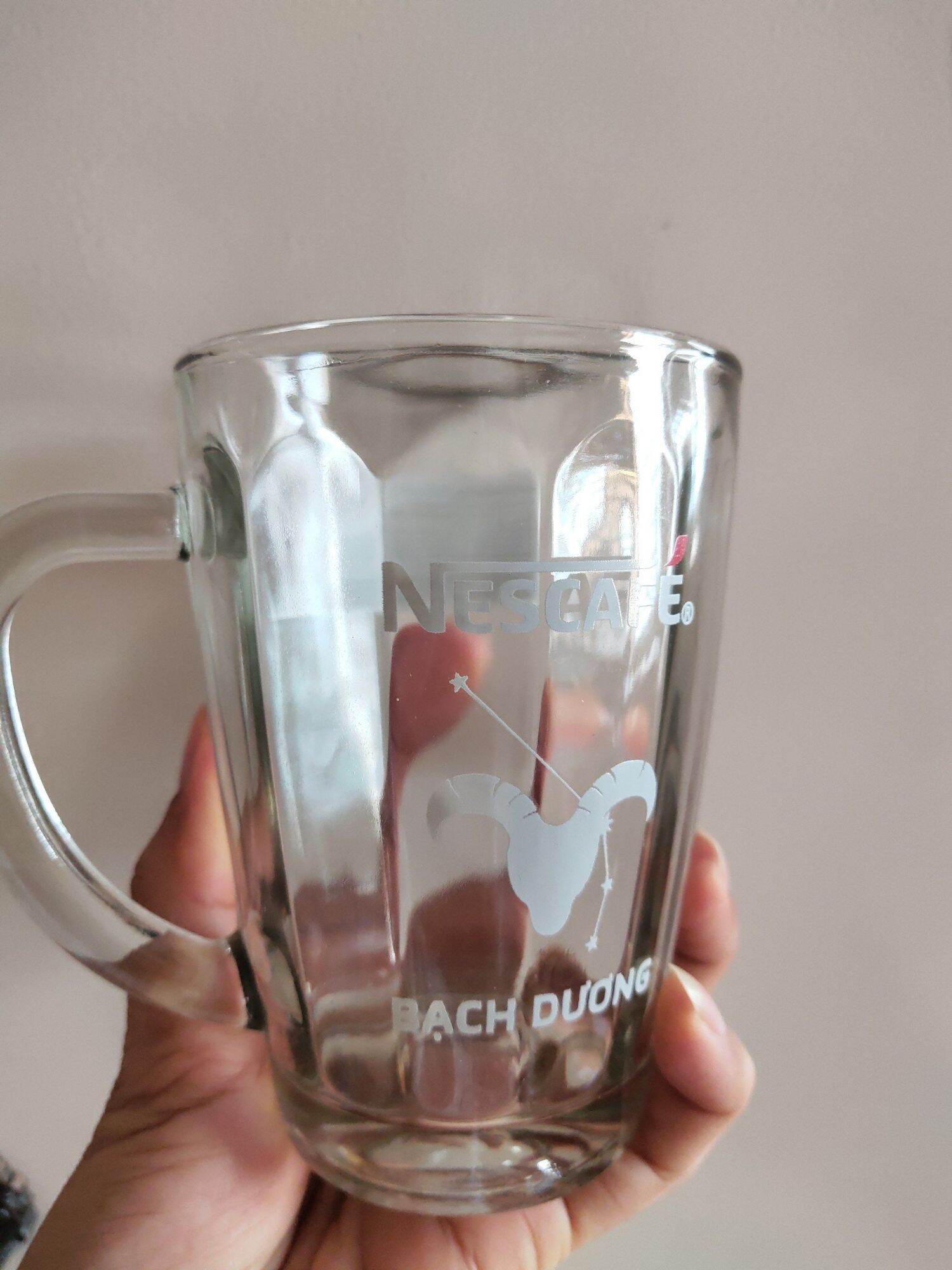 BỘ 6 LY THUỶ TINH CÓ QUAI CẦM 340ml