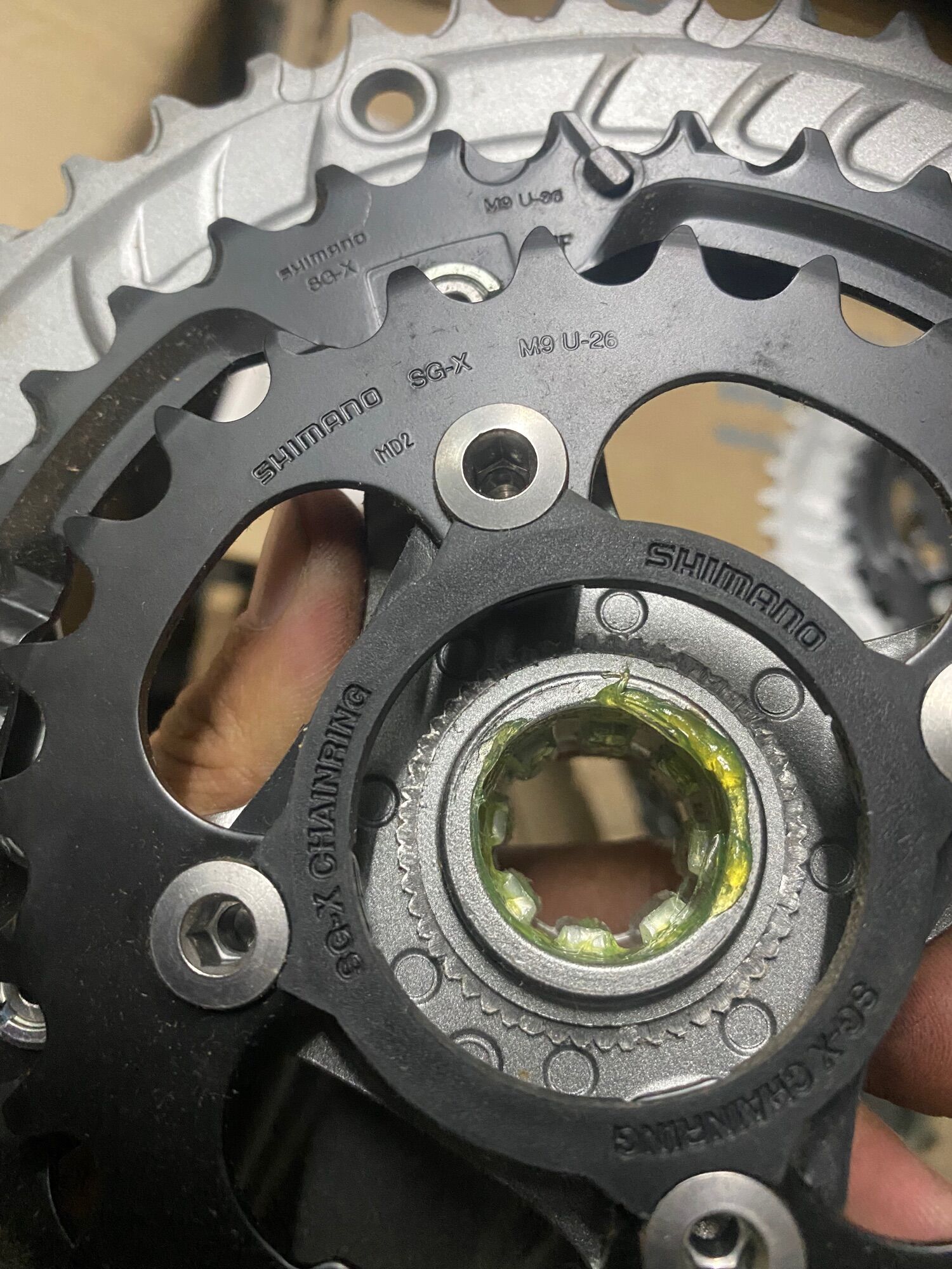 Shimano Alivio FC MT410 Crankset 9 Speed MTB Mountain Bike