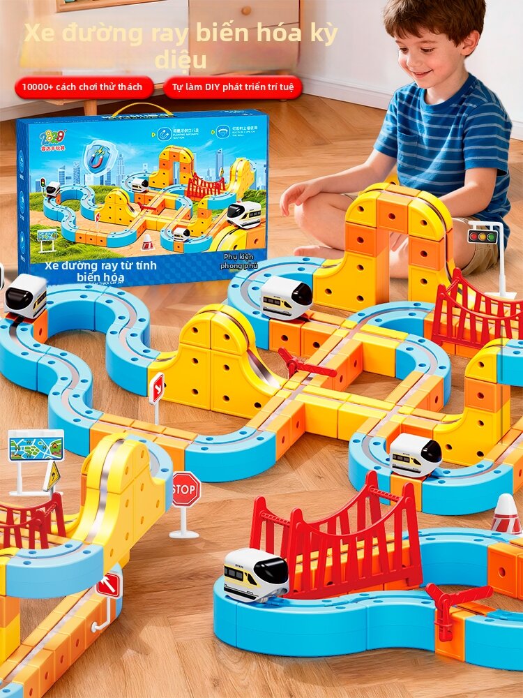 YIXIN | Đồ Chơi Xe Tàu Điện Thông Minh Giáo Dục