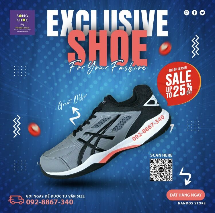 Giày tennis grey x101 mới t6/2022