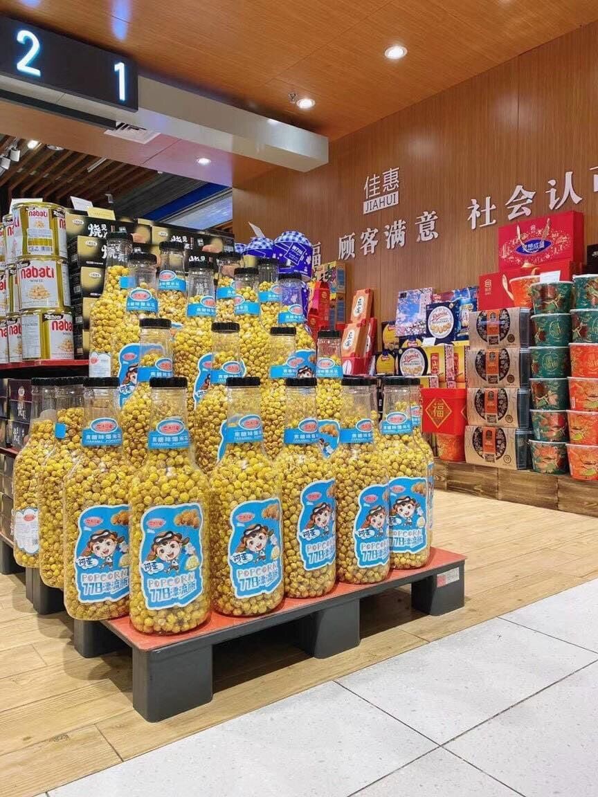 Bắp ngô chai siêu to khổng lồ 890gr
