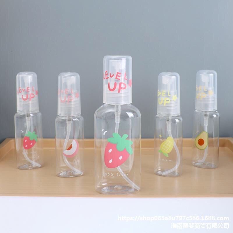 Lọ chiết mĩ phẩm dạng xịt hơi sương/ bình chiết nước rửa tay in hình thú dễ thương