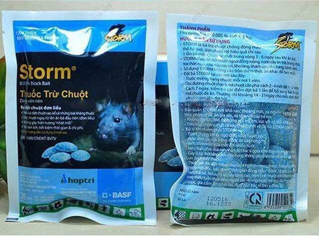 Combo 3 gói thuốc diệt chuột Storm