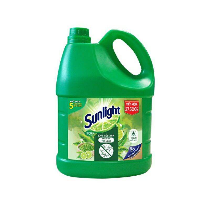 Nước rửa chén SUNLIGHT 3,6Kg Matcha Trà Nhật