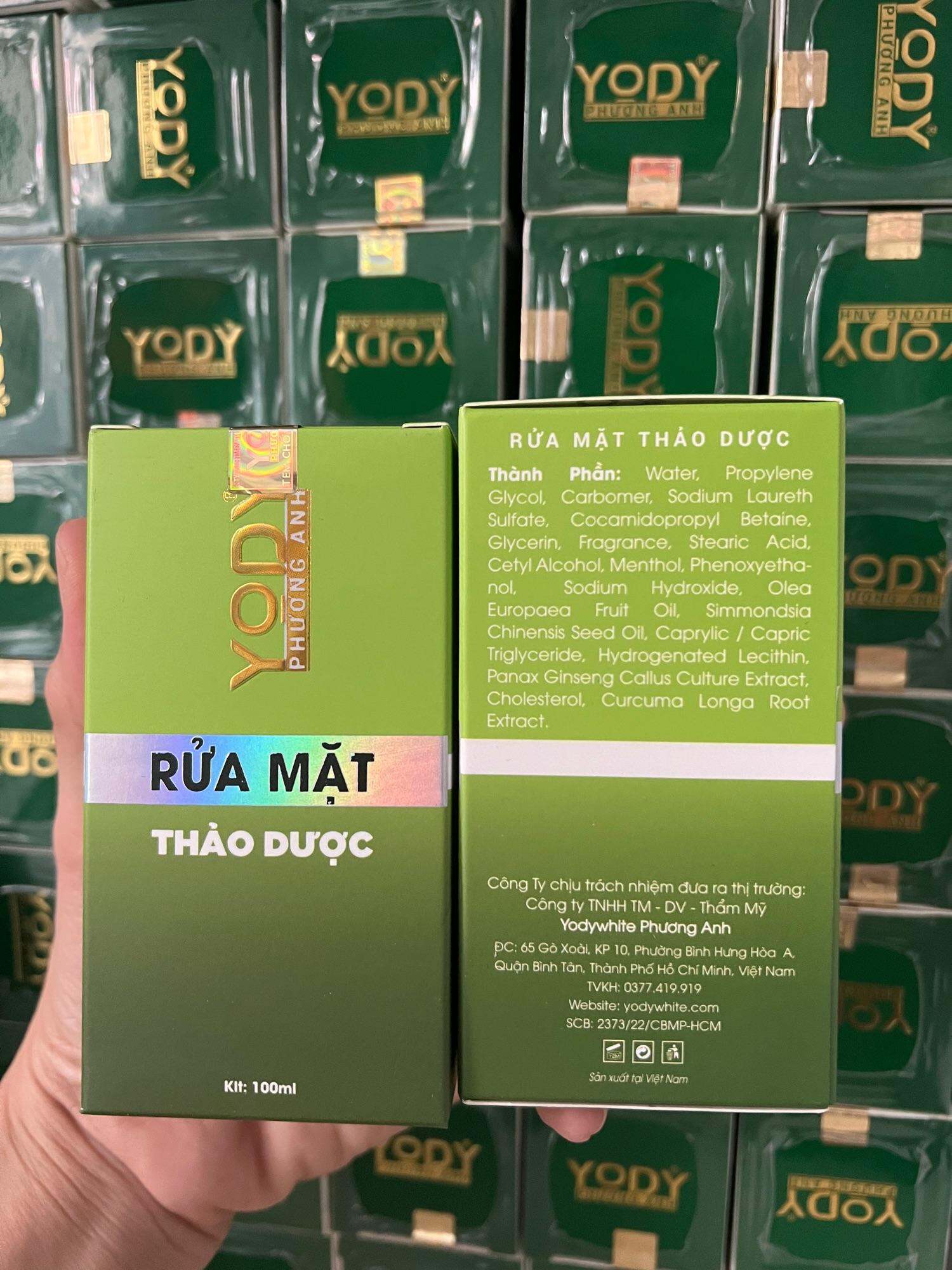 Bột rửa mặt thảo dược Phương Anh mẫu mới 2023