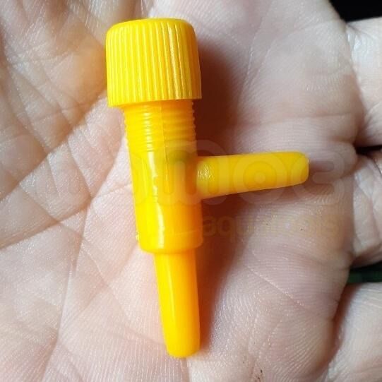 [VAN KHOÁ OXI] 1 van nối đôi oxi chữ L cho cá cảnh , van nối dây oxi