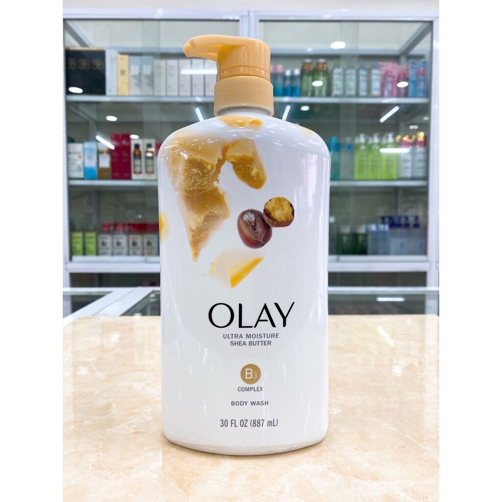 Sữa tắm dưỡng ẩm trắng da olay body wash 887ml made in usa