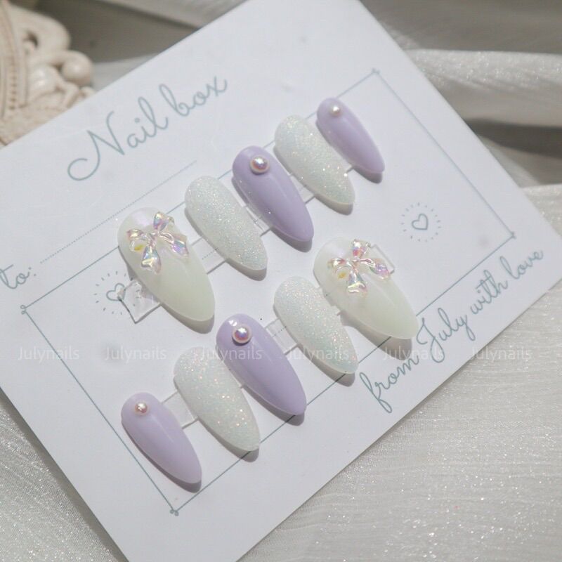 móng úp thiết kế mẫu màu pastel
