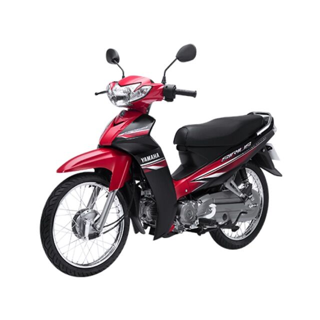 Mui rùa Yamaha Sirius 110 đen hãng (ốp đuôi Sirius zin)