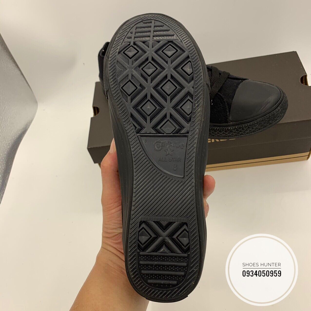 Converse Đen full thấp cổ