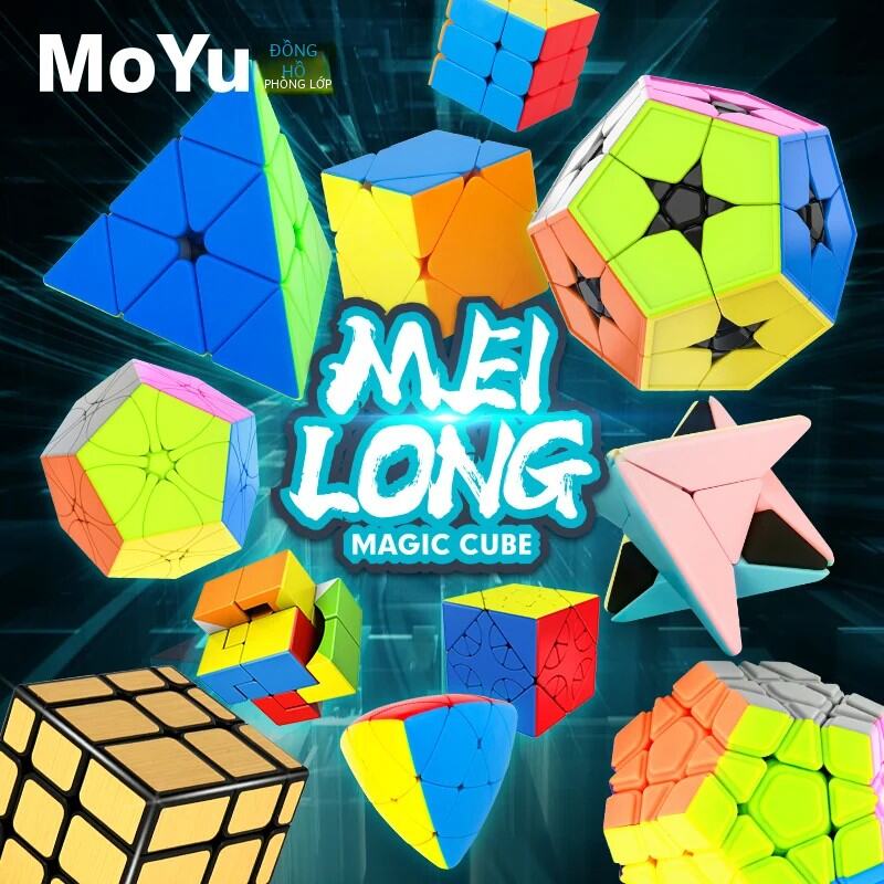 Picube Moyu Meilong Cỏ Bốn Lá Double Skewb Lá Phong Skewb Puzzle - Khối Giáo Dục Dành Cho Lứa Tuổi Từ 14 Trở Lên