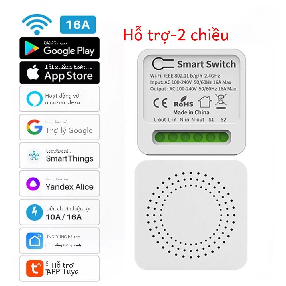 Tuya Sạch Không Khí Giám Sát Bộ Alexa Google Trợ Lý Nhà Thông Minh Mô Đun Điều Khiển Từ Xa Giám Sát Chất Lượng Không Khí Cảm Biến