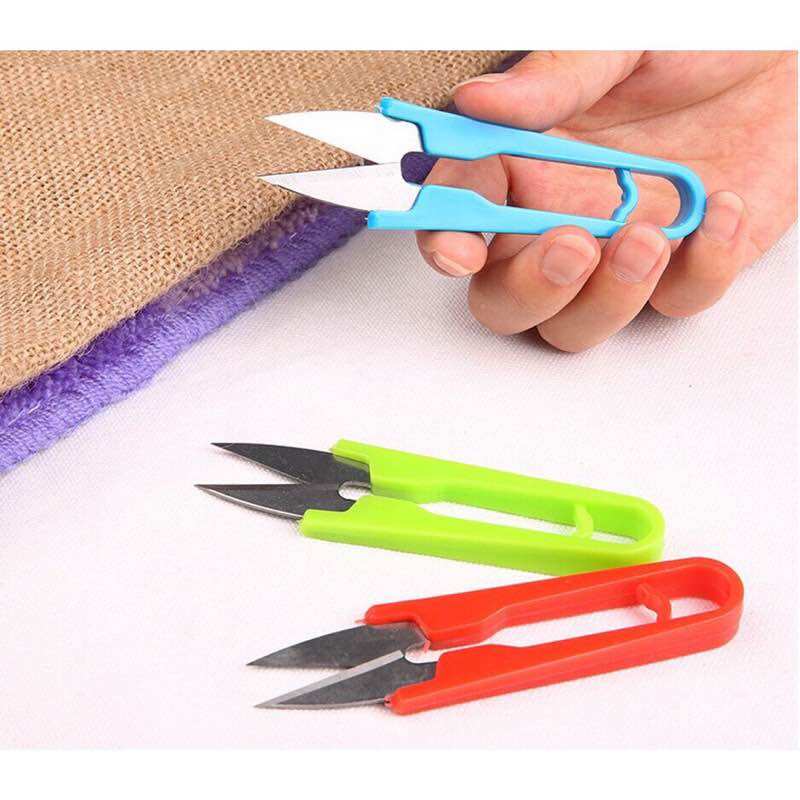 Kéo bấm chỉ cán nhựa tiện dụng - Phụ liệu may mặc, thêu thùa