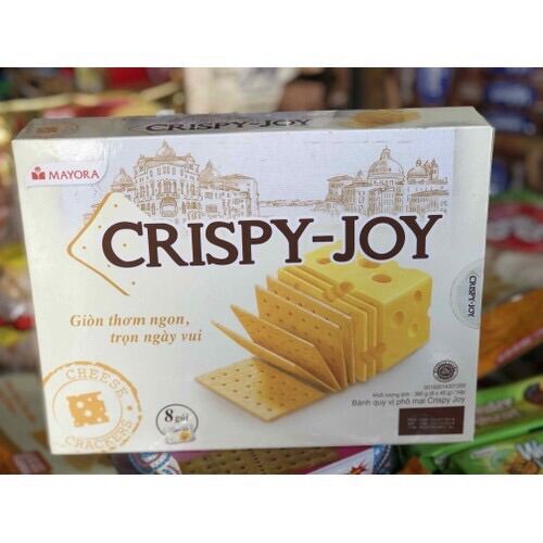 Hộp Bánh Quy Vị Phô Mai Crispy-Joy 360g