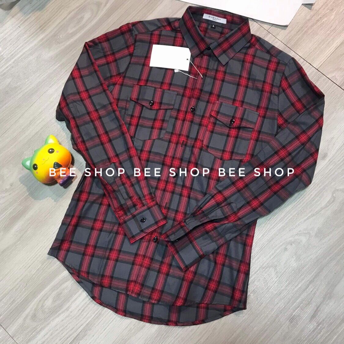 Áo sơ mi kẻ caro, áo sơ mi nam đẹp thời trang - Bee Shop