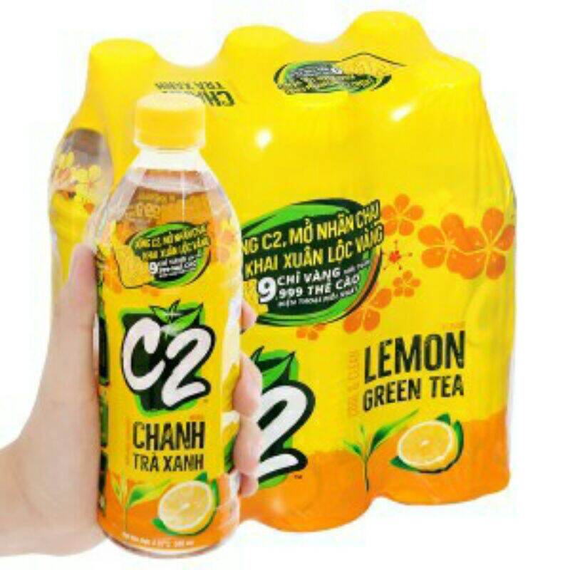 COMBO 6 CHAI C2 HƯƠNG CHANH LOẠI 330ML