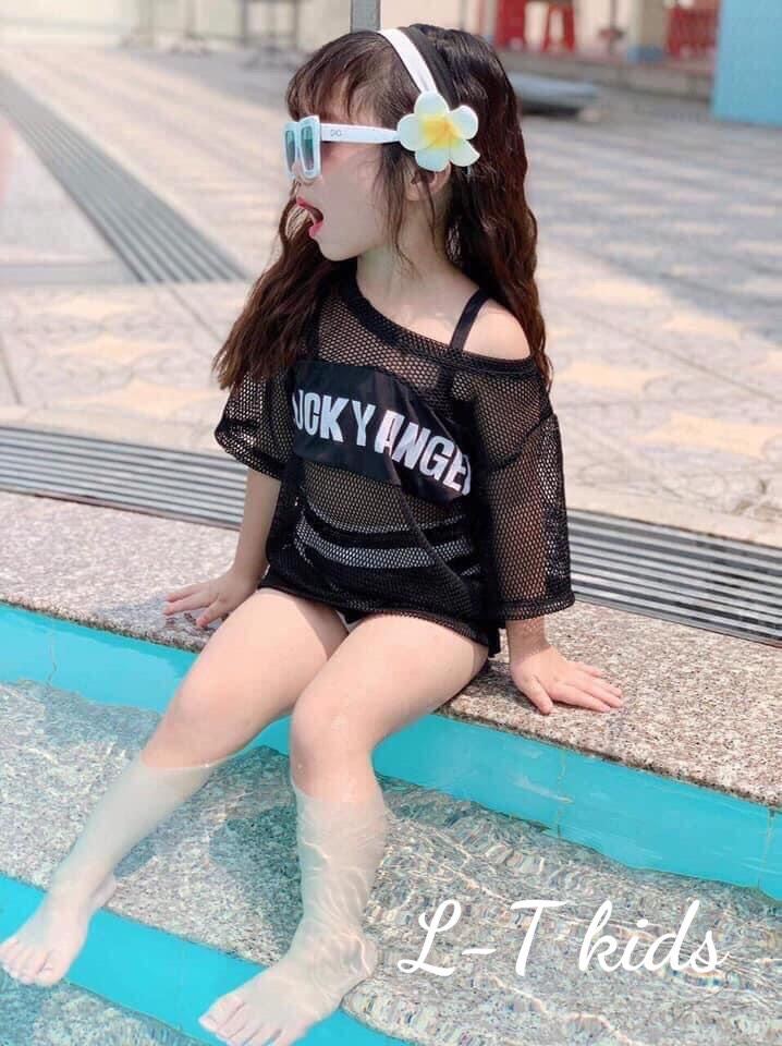 bộ bơi bé gái ( 4 chi tiết) ,