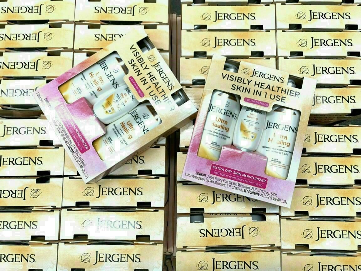Set dưỡng ẩm jergens ultra healing mỹ