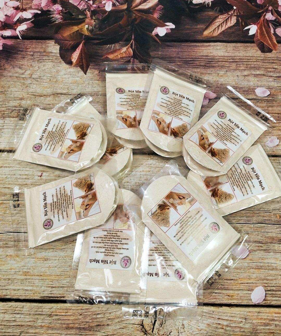 100g bột yến mạch đắp mặt  trắng da/mờ nám tàn nhang