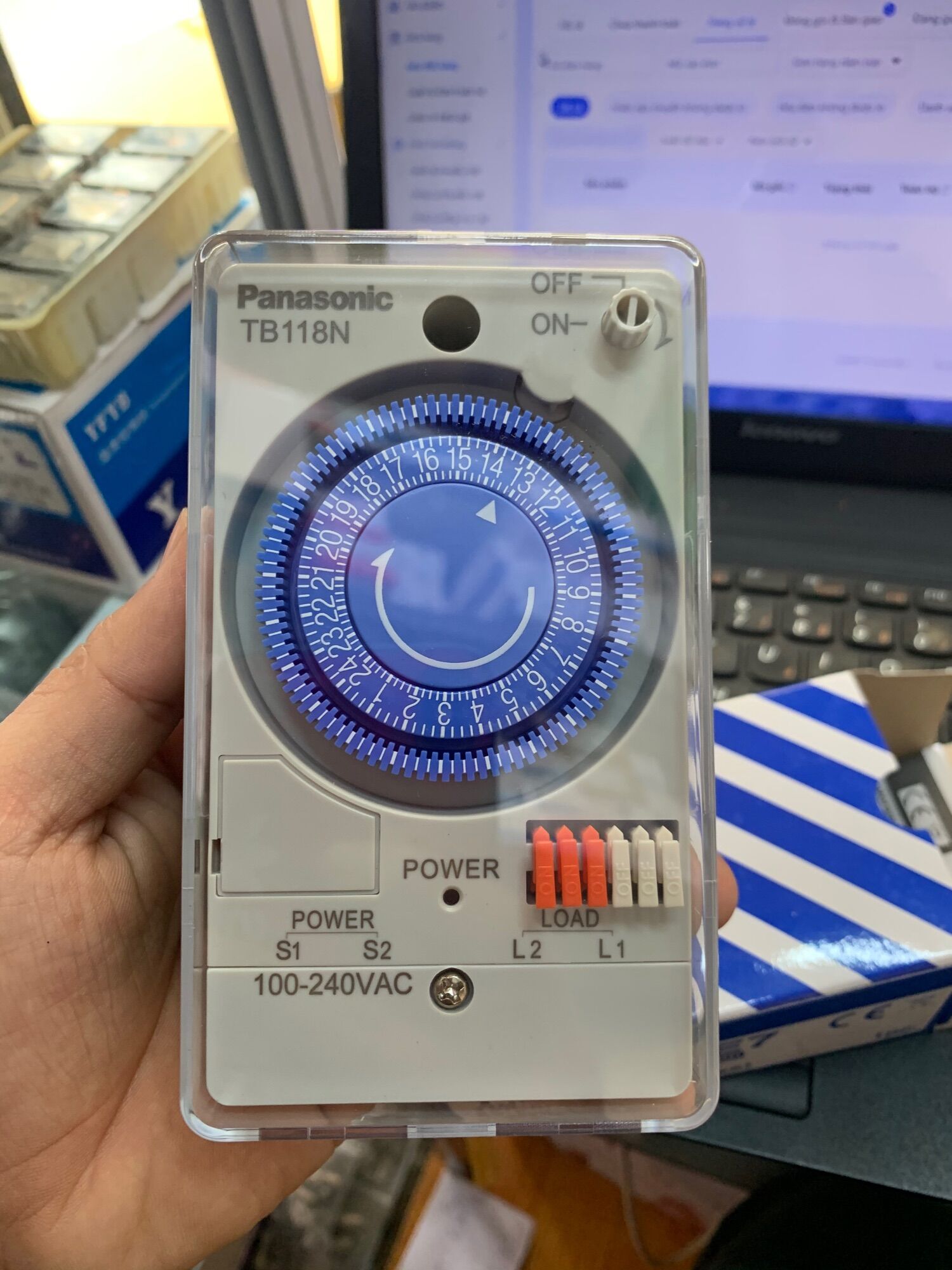 Công tắc hẹn giờ TP118 rơle hẹn giờ- đồng hồ hẹn giờ- time hẹn giờ