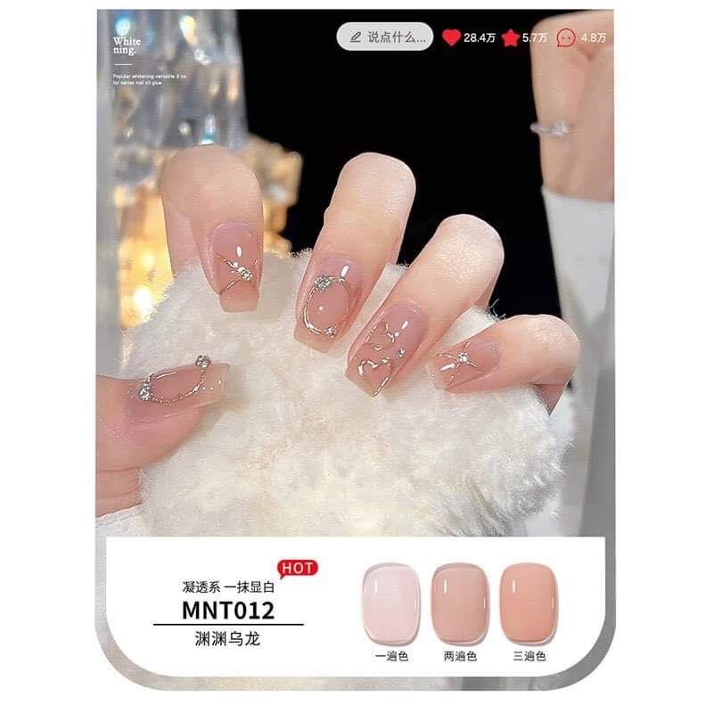Sơn gel tone màu thạch siêu hot MNT (MUA 10CHAI TẶNG 1CHAI)