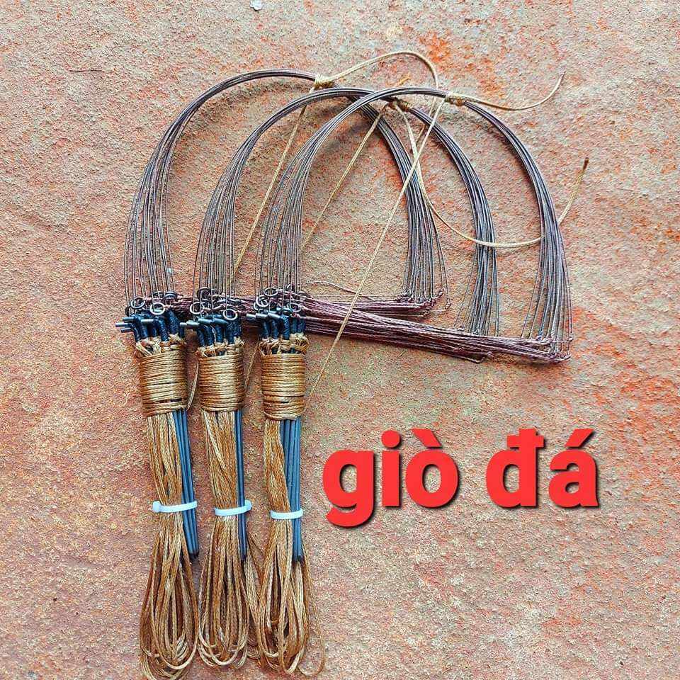 giò bẫy gà rừng mẫu đá bộ gồm 20 chân