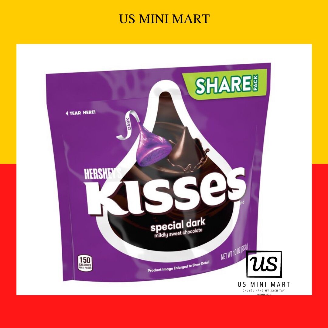 Sô cô la kisses special dark ,283g