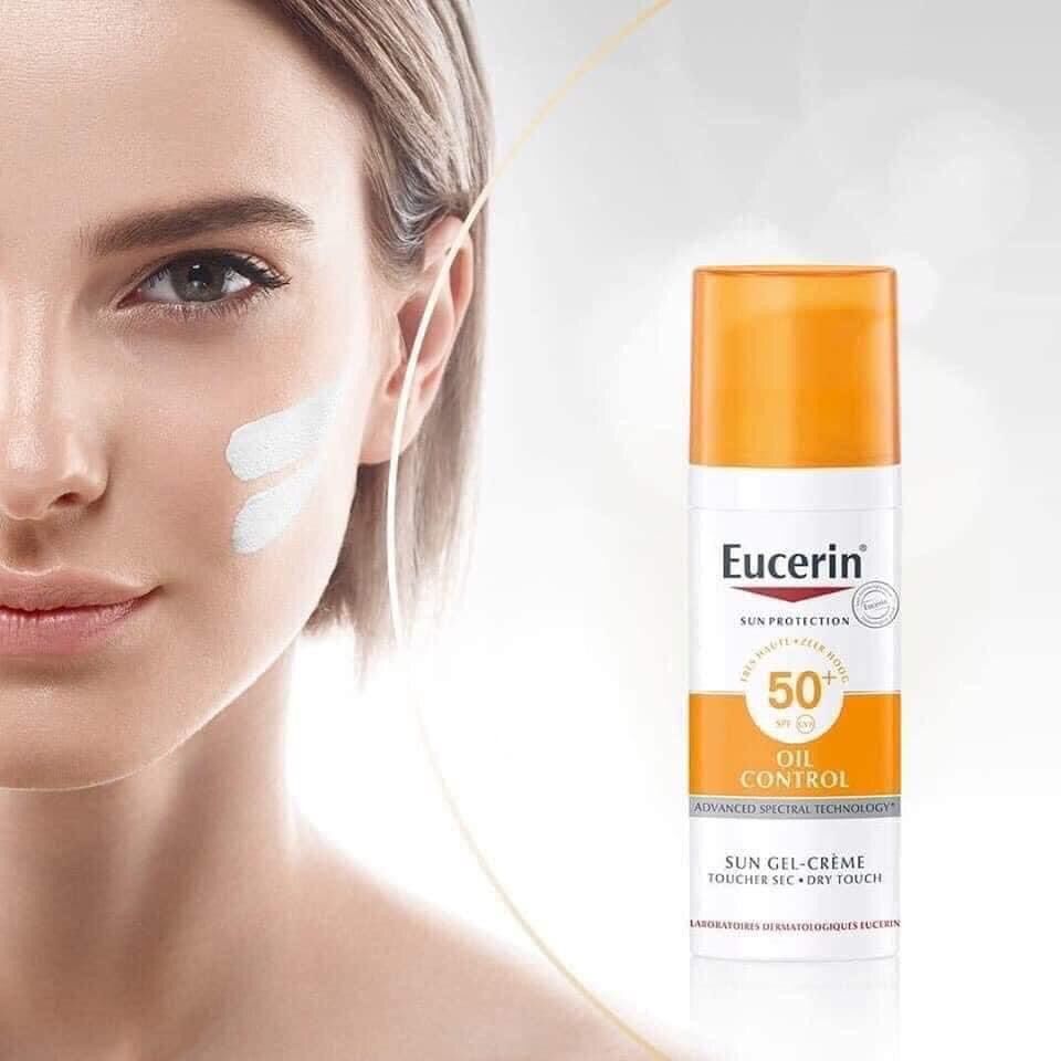 Kem chống nắng kiềm dầu Eucerin Sun Dry Touch Oil Control SPF50 50ml
