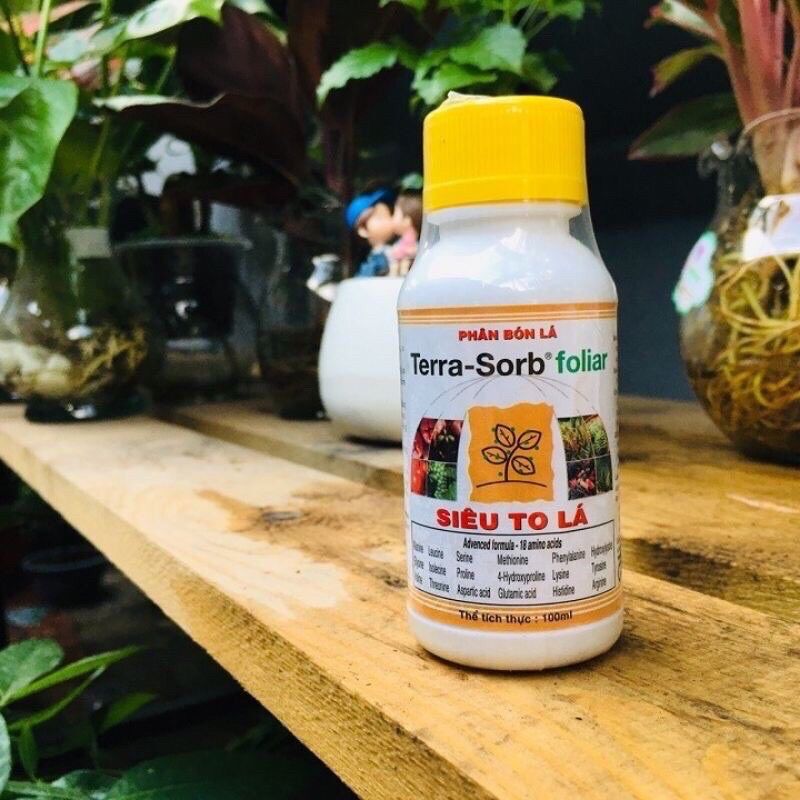 Phân bón lá cao cấp siêu to lá terra-sorb foliar lọ 100ml