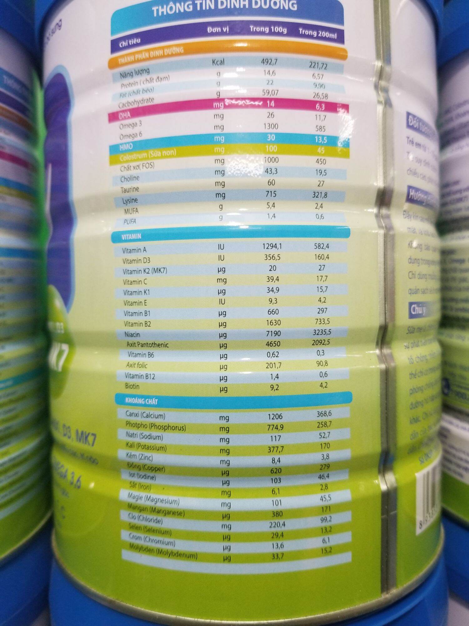 [HCM]Sữa Milky AuZ Grow & IQ 850g