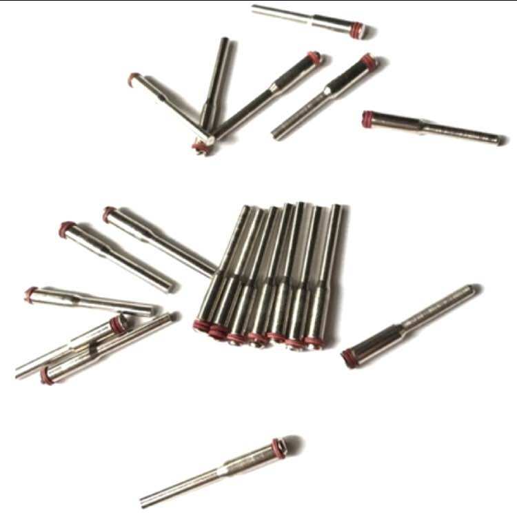 Trục kẹp đĩa lỗ vít 2mm cán 3.17mm
