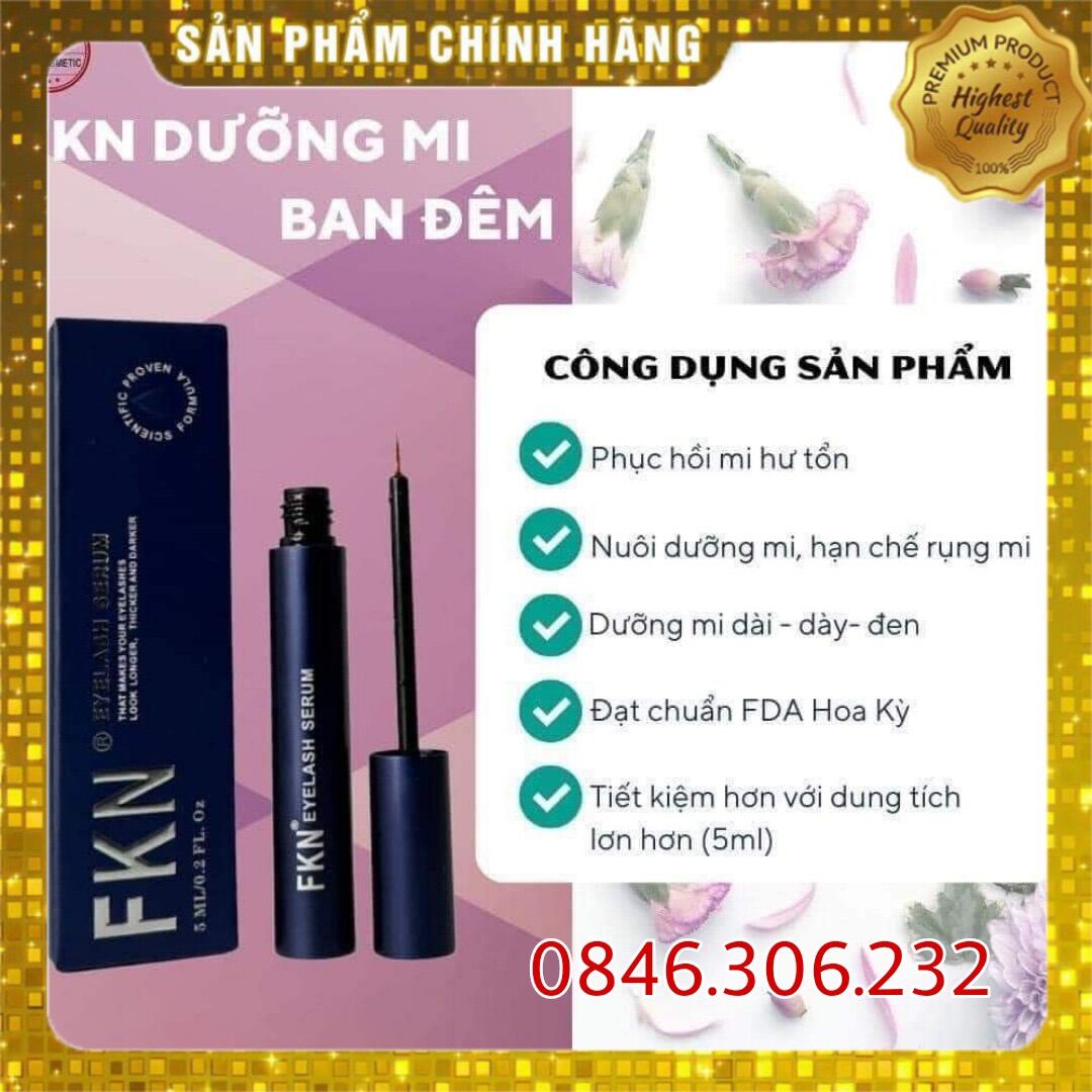 Combo Dưỡng Mi Mày FKN Mi Cong Dài, Mày Đen Rậm