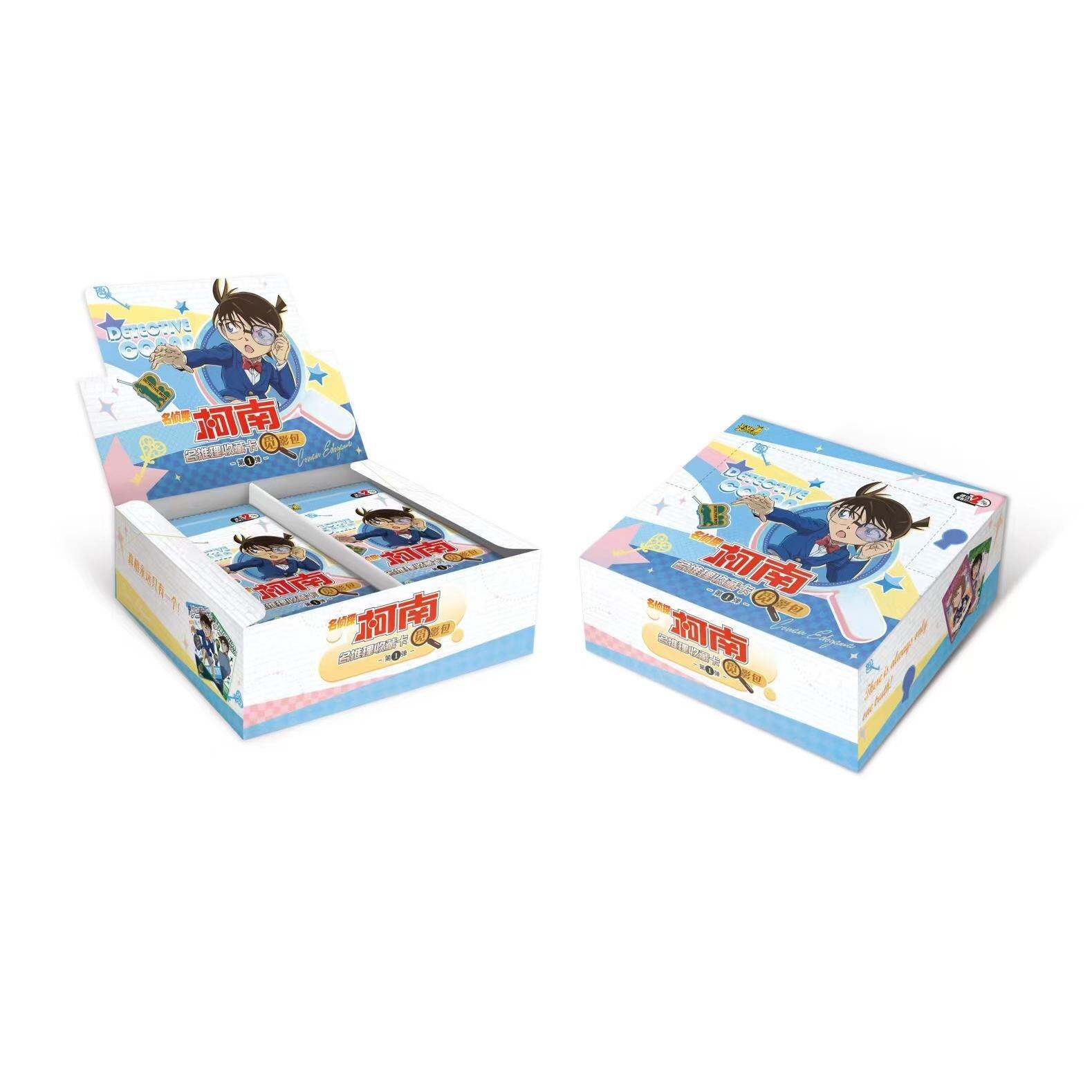 Full Box Card Yu Card Detective Conan First Wave Static Resin Collectible Anime Game Blind Box Toy f