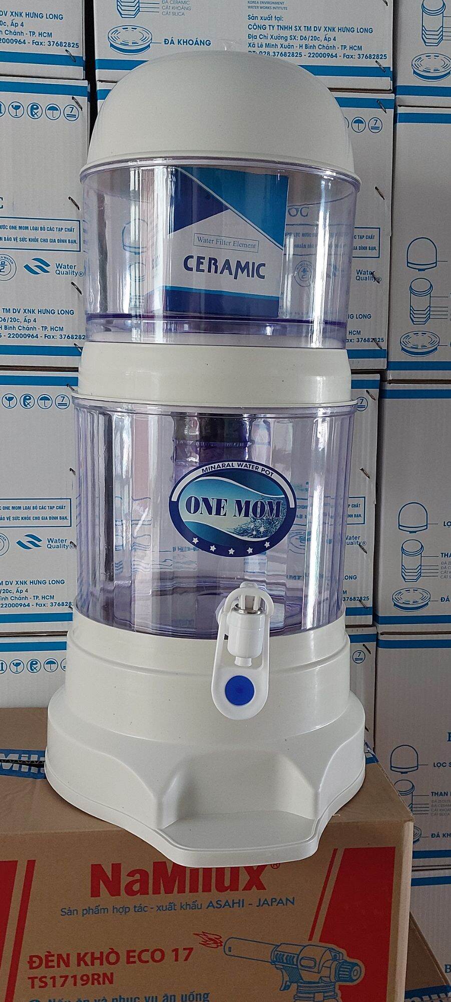 Bình lọc nước gia đình tốt, vòi chống gãy