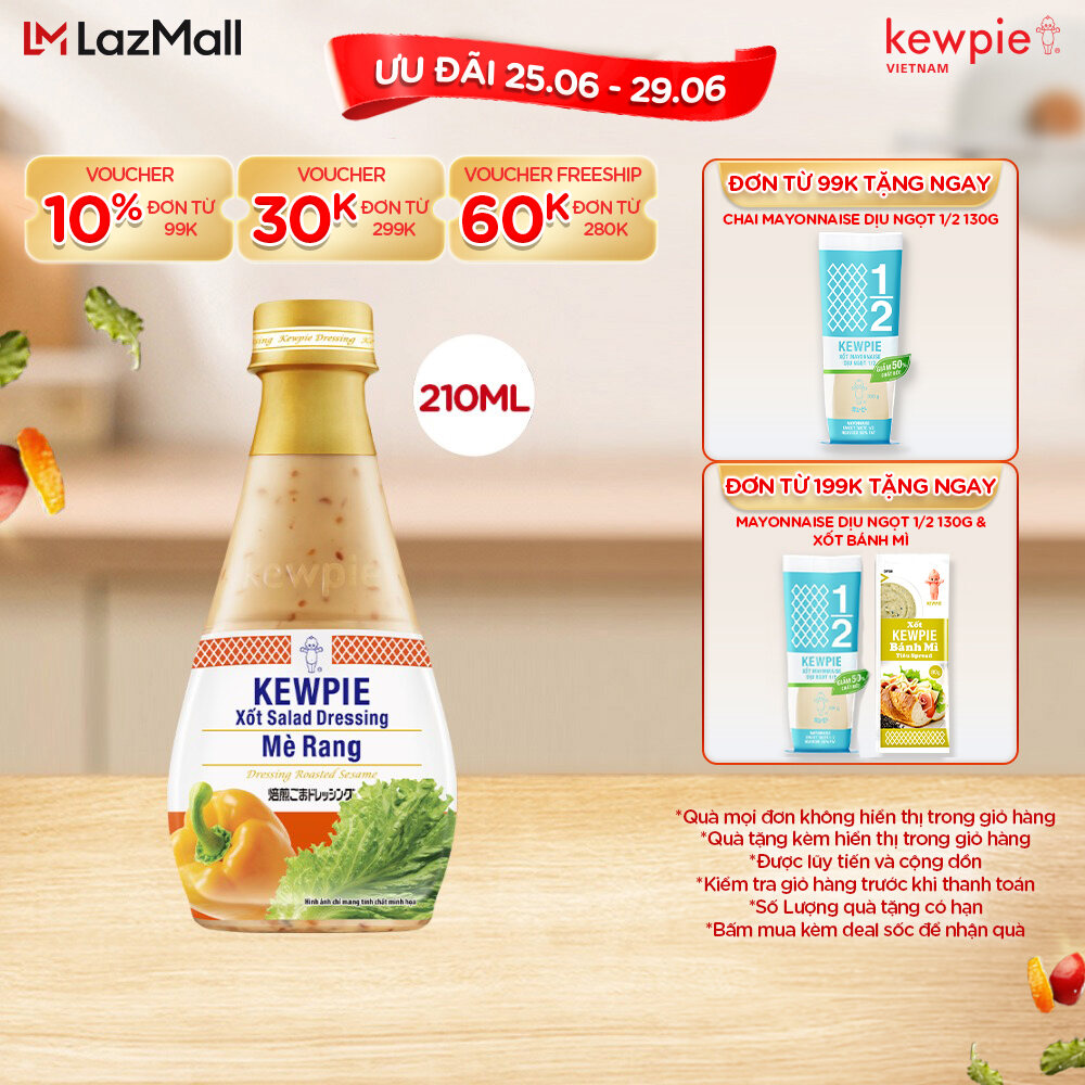 Xốt Salad Dressing Mè Rang Kewpie 210ml