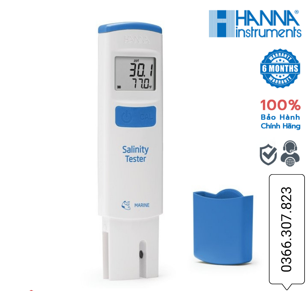 Máy đo độ mặn hanna hi 98319