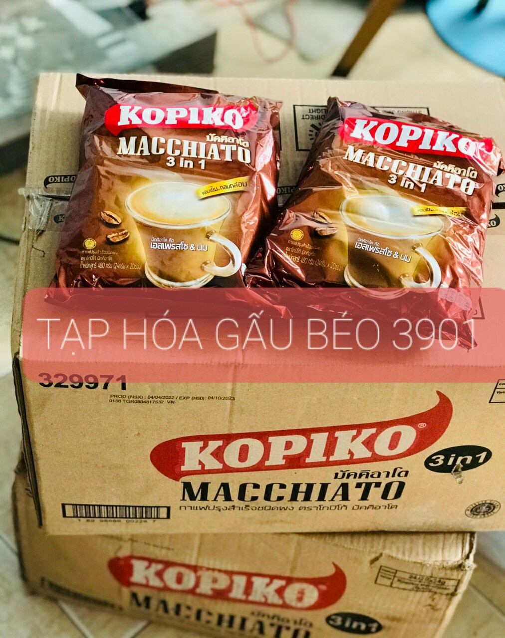 CÀ PHÊ SỮA KOPIKO MACCHIATO 3IN1