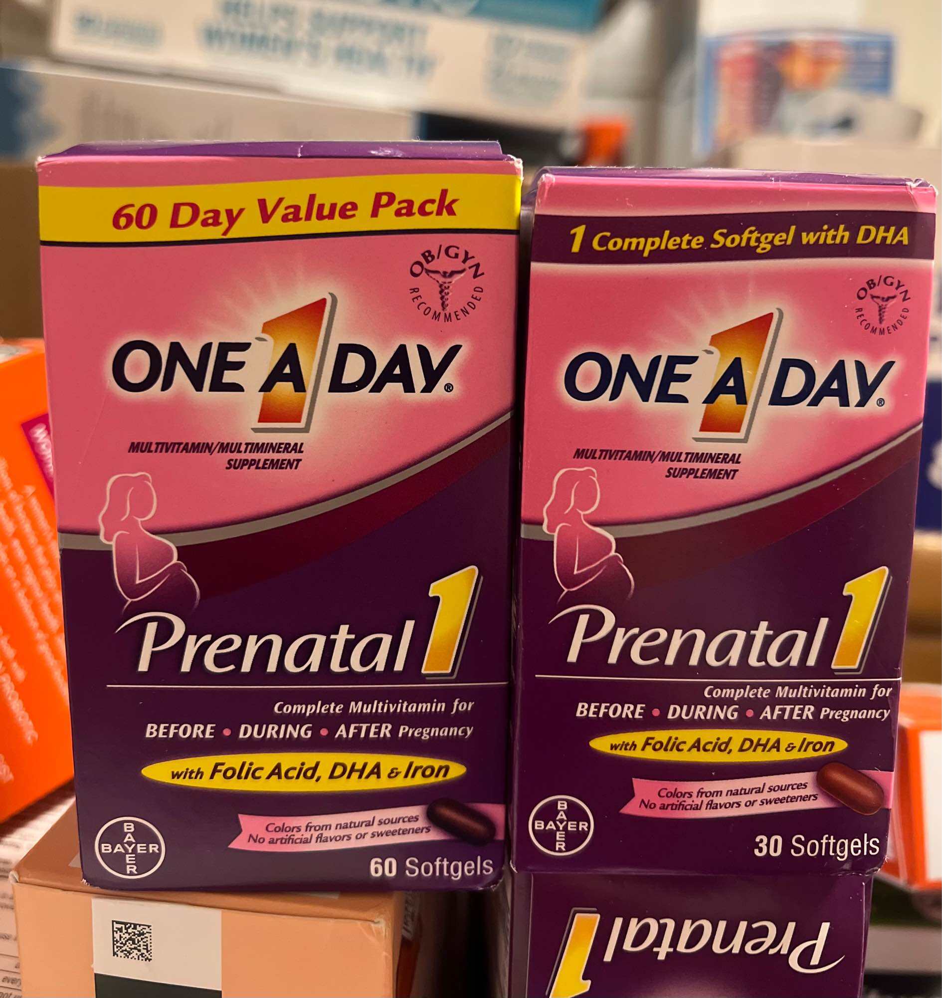 One a day Women’s Prenatal Muiltivitamin & DHA 60v và 30 viên