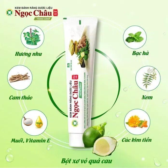 Kem đánh răng dược liệu Ngọc Châu