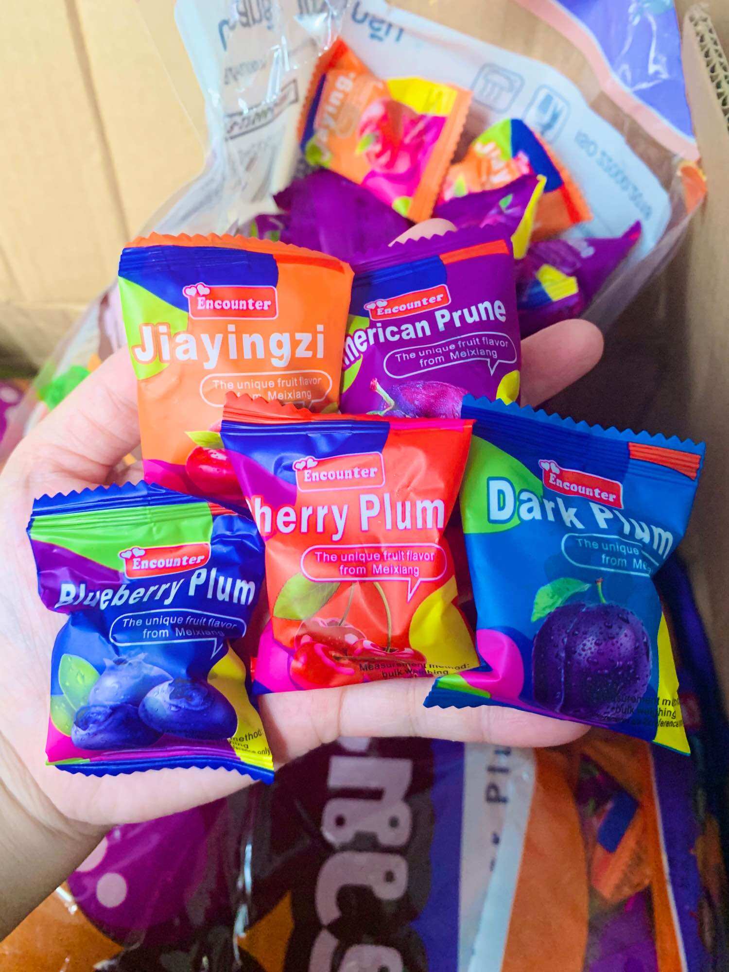  Túi 1Kg Ô Mai Mix Nhiều Vị Trái Cây Chua Ngọt Siêu Ngon🍒RAINBOW COLORFUL PLUM 🍒 