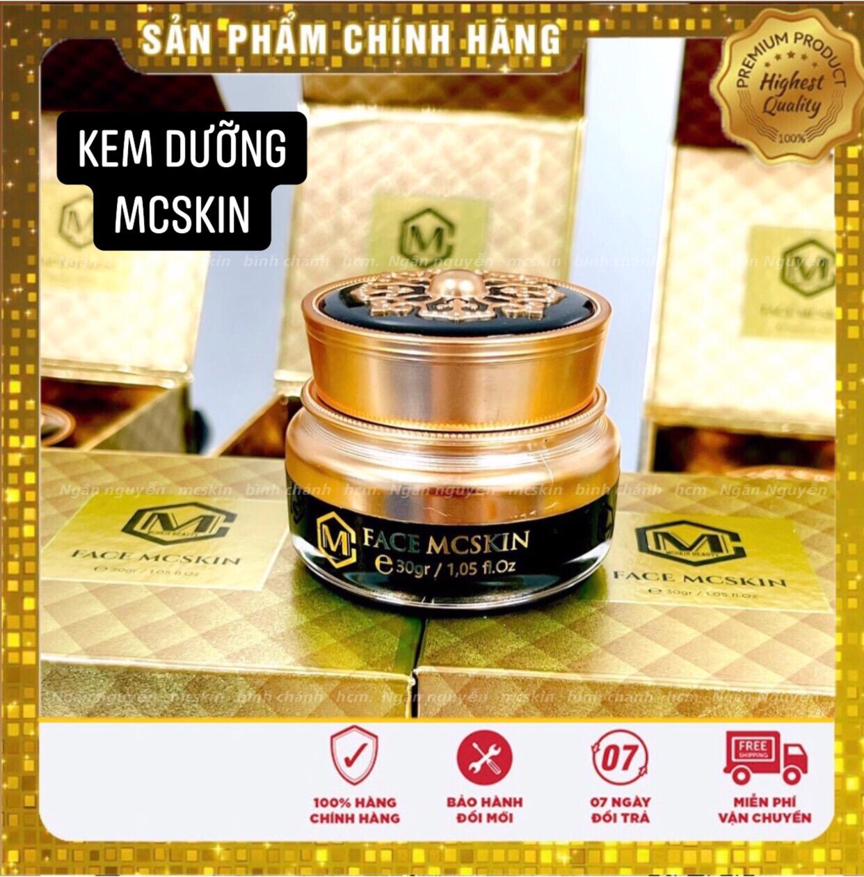 Kem đêm dưỡng trắng mờ thâm nám mcskin