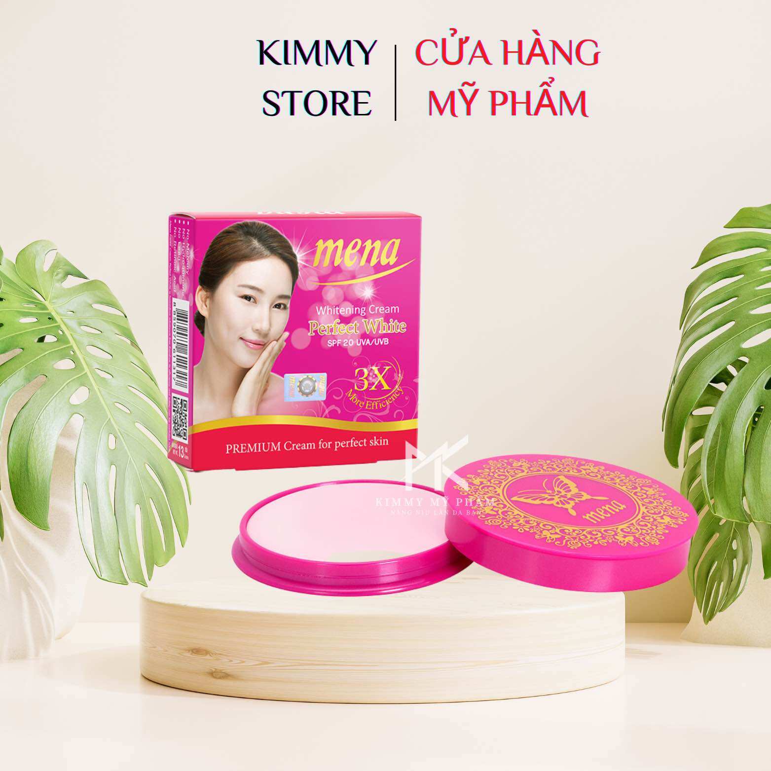 Kem trắng da Mena whitening perfect Cream 12g