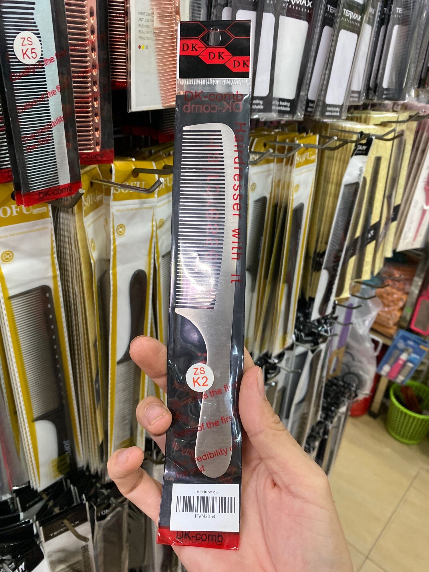 Lược cắt tóc inox K2