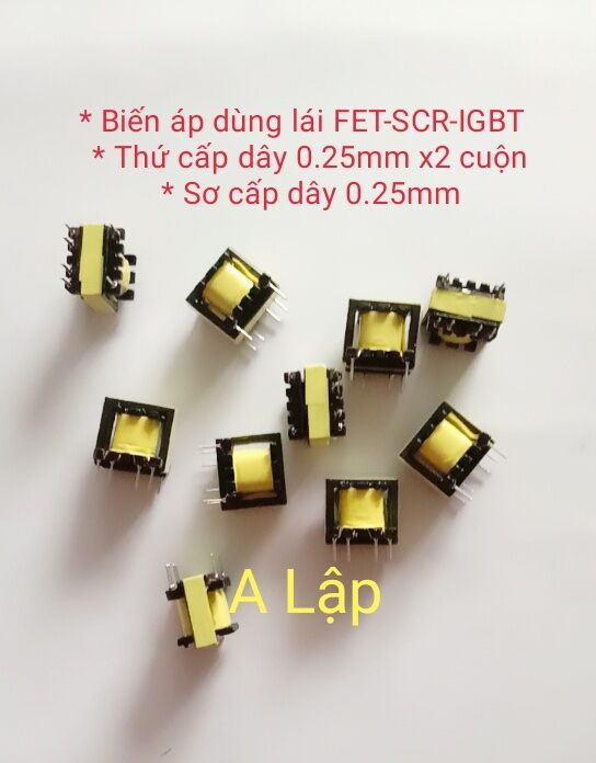 Combo 5 biến áp cách ly EE16 quấn sẵn dây đồng 0.25mm