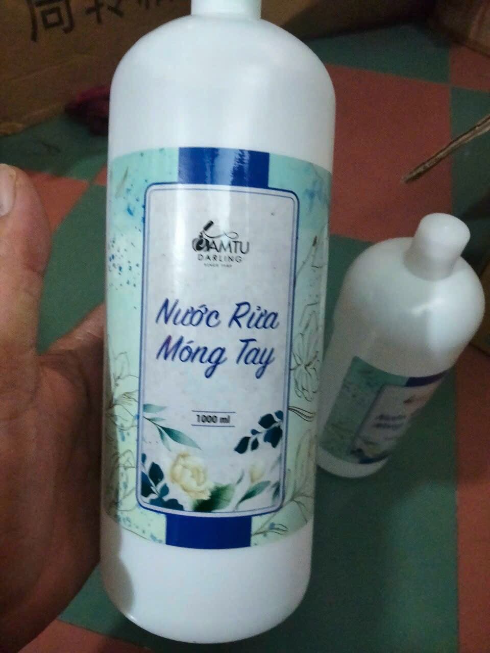 Nước rửa móng tay, móng chân  CẨM TÚ 500ml và  1000ml