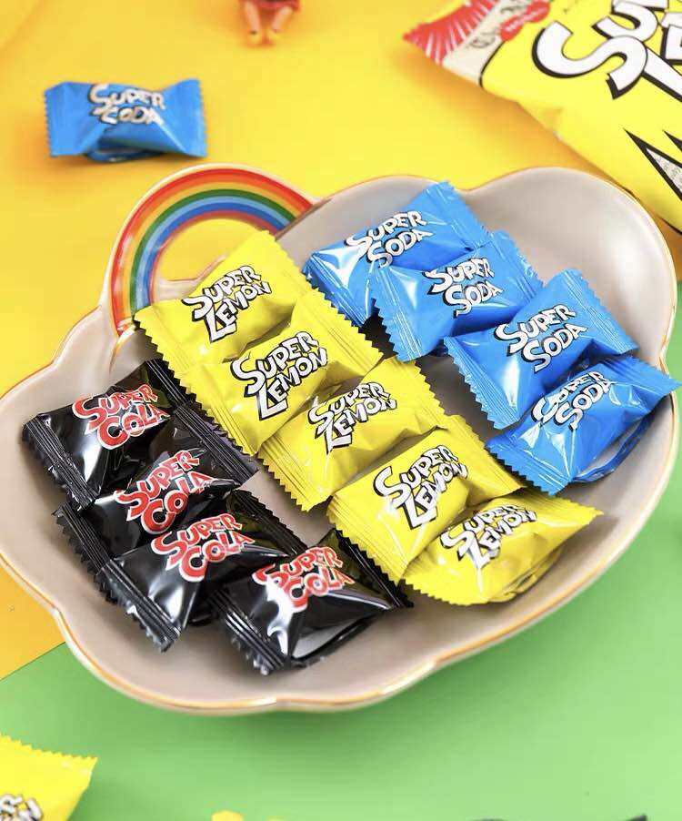 Kẹo siêu chua Nhật Bản 3 vị Super Lemon Cola Soda